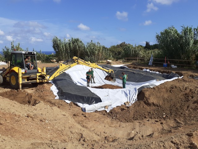 Creació de basses com a refugi herpetològic (serra de Marina, el Maresme)