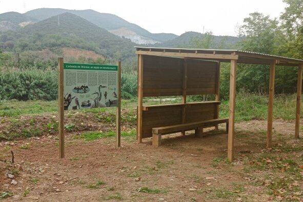 Construcció d’aguaits per a l’observació de fauna (la Llagosta, el Vallès Oriental)